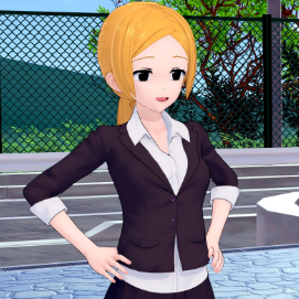 down Calvin and Hobbes-chan