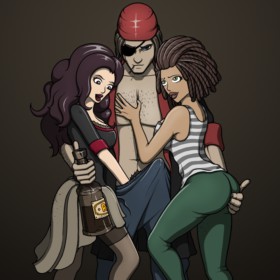 Pirates​: Golden Tits Logo