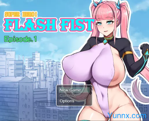 down Super Hero Flash Fist