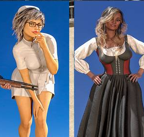 A Lewd Detective in Wild West