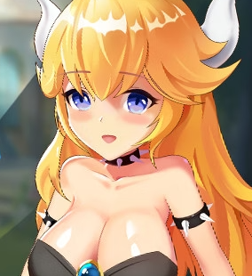 down Bowsette