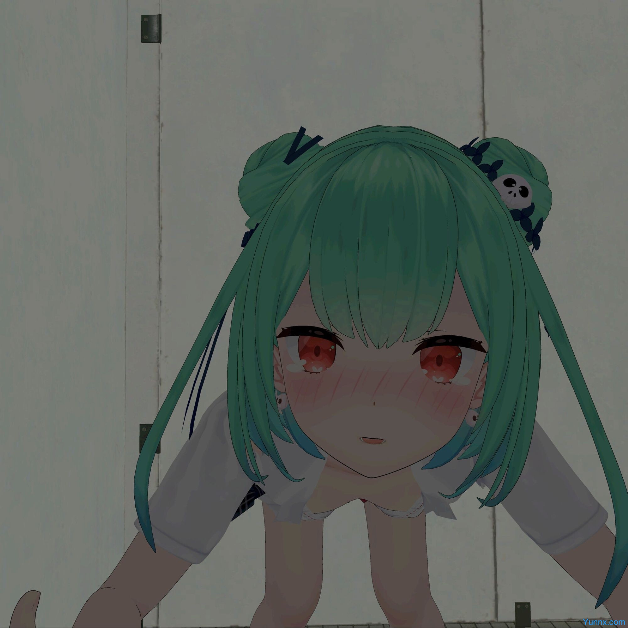 down Standing Doggy With Rushia