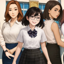 Gakko No Monogatari - School Story Logo