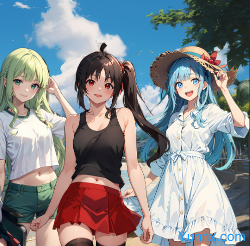 StrongGirls FMG Visual Novel Logo