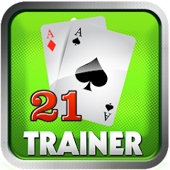 Blackjack Trainer: All in one Logo