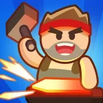 Idle Weapon Shop Tycoon mod apk Logo