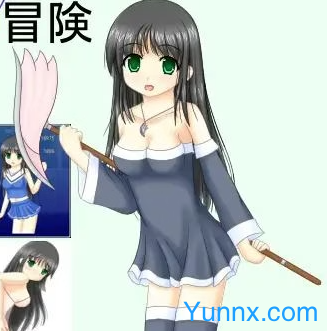 down An Airheaded Girl and a Little Adventure