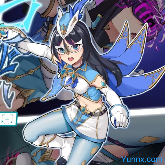 Holy Phantom Masked Princess Aurora Crystal and the Displaced Mechanical Paradise Logo