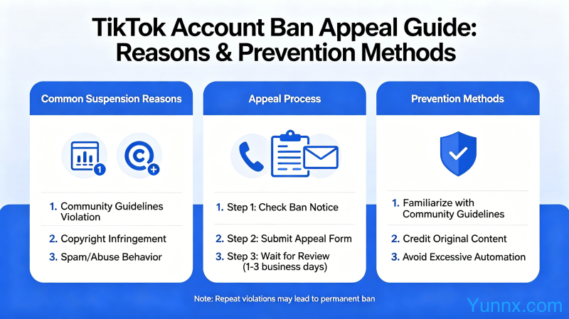 How to appeal if TikTok account is banned? Analysis of TikTok account suspension reasons and prevention methods