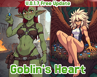 Goblin's Heart - A Loot the Loop Inspired Game Logo