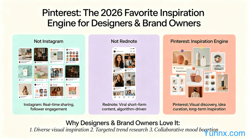 Pinterest is not Instagram or Rednote! Why is it the favorite inspiration engine for designers and brand owners in 2026