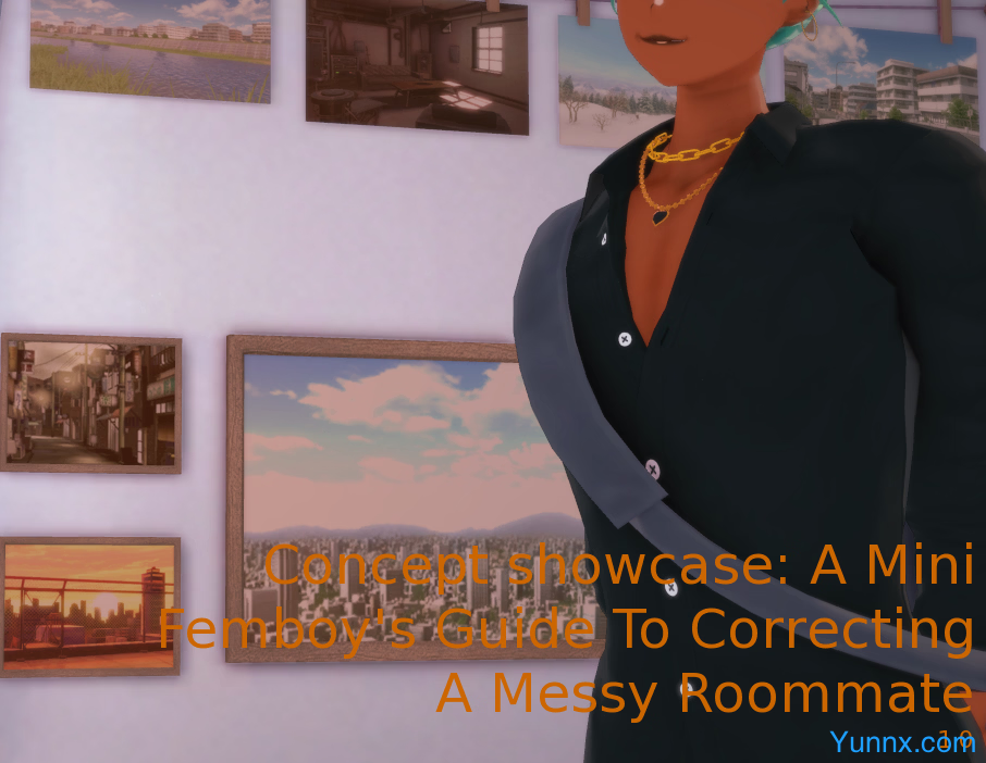 A Mini Femboy's Guide To Correcting a Messy Roommate Logo