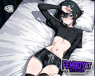 Femboy at My Door Logo