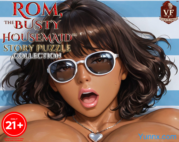 Rom, The Busty Housemaid - Story Puzzle Collection | F# Series